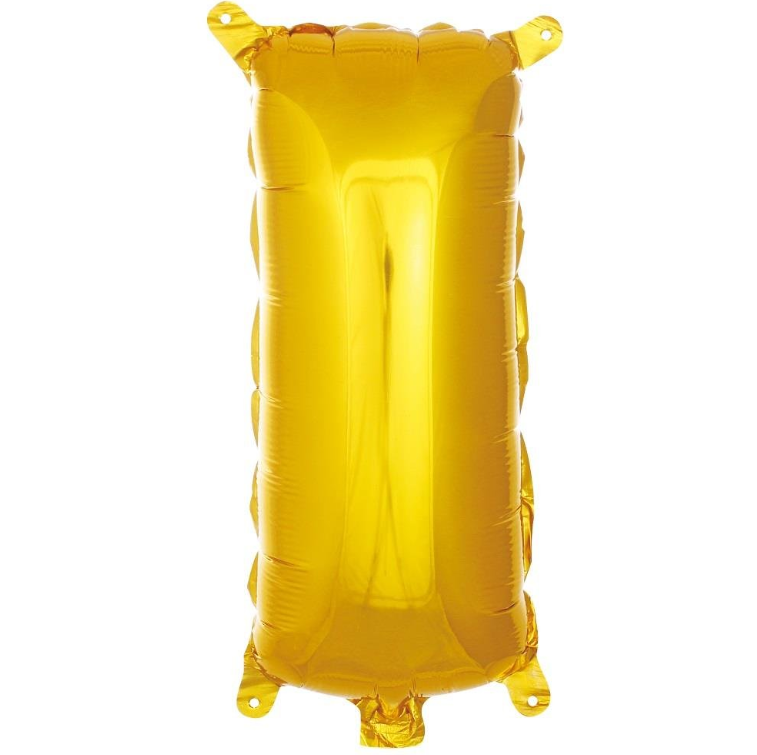 Folyo Balon Gold I 16 İnç 36 Cm